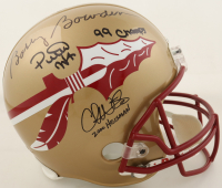 Bobby Bowden, Peter Warrick & Chris Weinke Signed Florida State Seminoles Full-Size Helmet inscribed "99 Champs" & "2000 Heisman" (Beckett & PSA) at PristineAuction.com