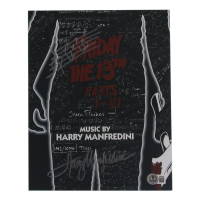 Harry Manfredini Signed "Friday the 13th" 8x10 Photo with Hand-Drawn Sketch (Beckett) at PristineAuction.com