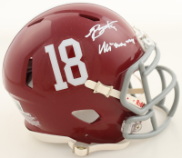 Bryce Young Signed Alabama Crimson Tide Speed Mini Helmet Inscribed "Heisman 21" (Beckett) at PristineAuction.com