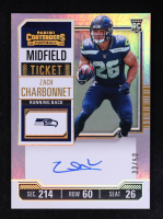 Zach Charbonnet 2023 Panini Contenders Optic Orange AU #141 #33/50 RC at PristineAuction.com