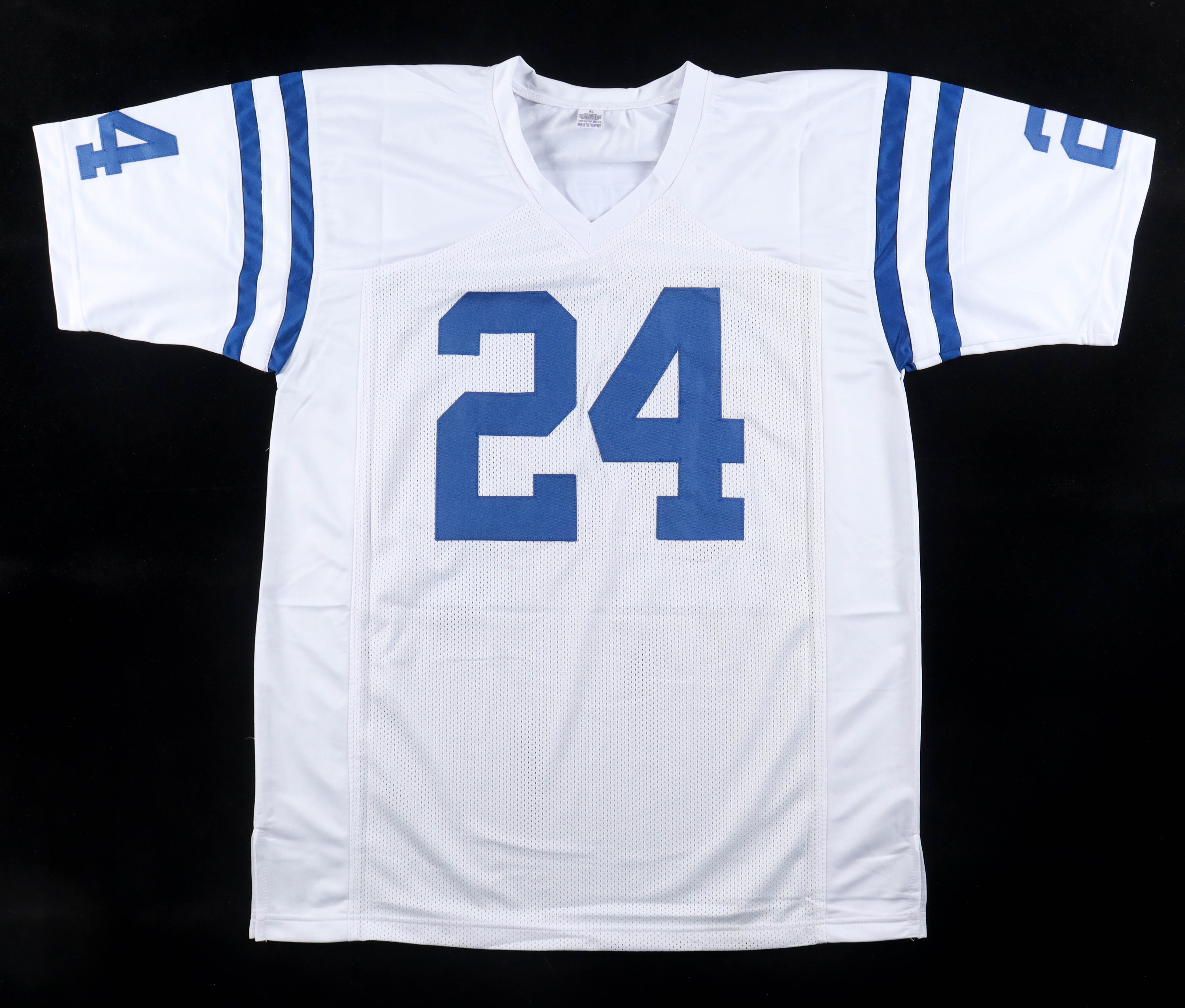 Lenny Moore Signed Jersey Inscribed "HOF 75" (JSA) at PristineAuction.com Lenny Moore Signed Jersey Inscribed "HOF 75" (JSA) at PristineAuction.com