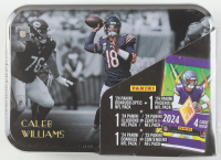 Caleb Williams Panini 2025 Championship Collection Football Tin with (4) Packs at PristineAuction.com