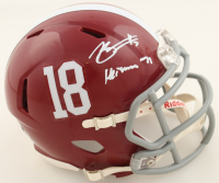 Bryce Young Signed Alabama Crimson Tide Speed Mini Helmet Inscribed "Heisman 21" (Beckett) at PristineAuction.com