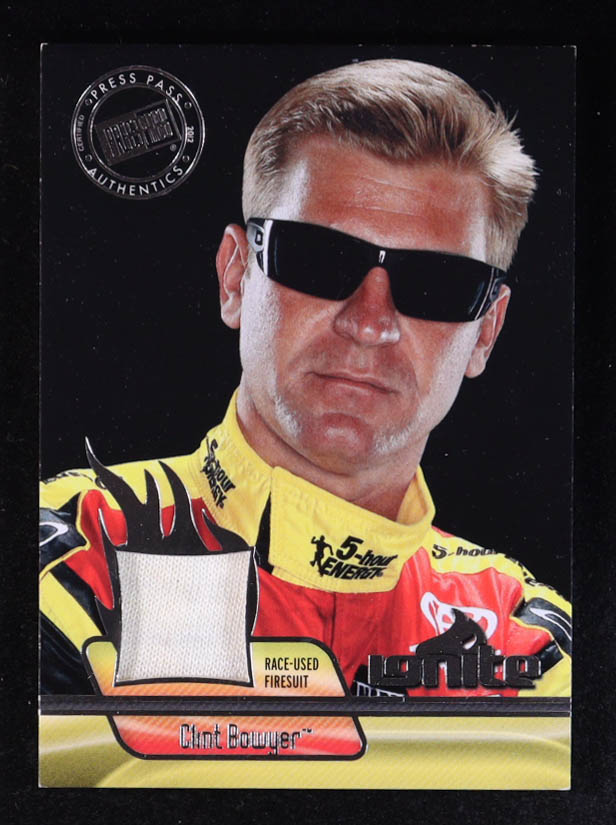 Clint Bowyer 2012 Press Pass Ignite Materials Silver #IMCB at PristineAuction.com Clint Bowyer 2012 Press Pass Ignite Materials Silver #IMCB at PristineAuction.com