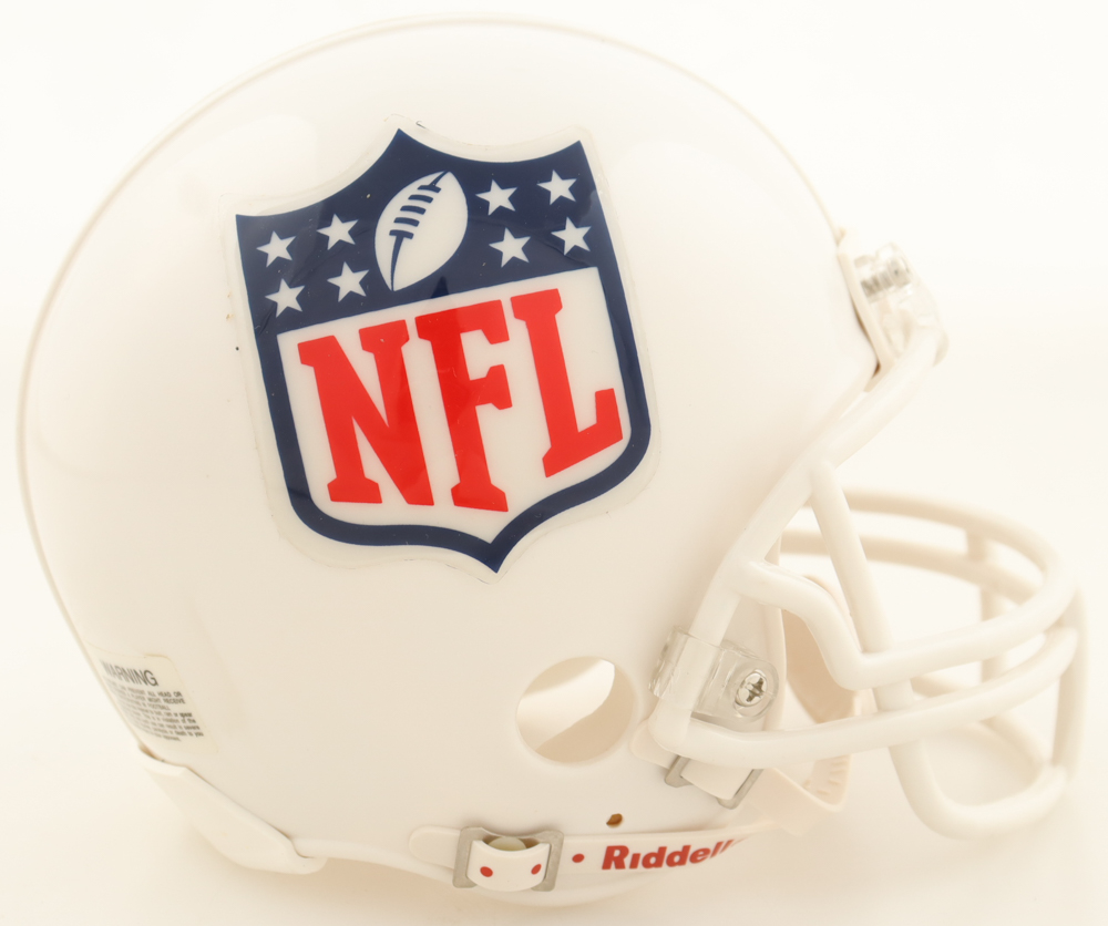 Ed Sabol Signed NFL Shield Logo Mini Helmet Inscribed "HOF 11" (JSA) at PristineAuction.com Ed Sabol Signed NFL Shield Logo Mini Helmet Inscribed "HOF 11" (JSA) at PristineAuction.com