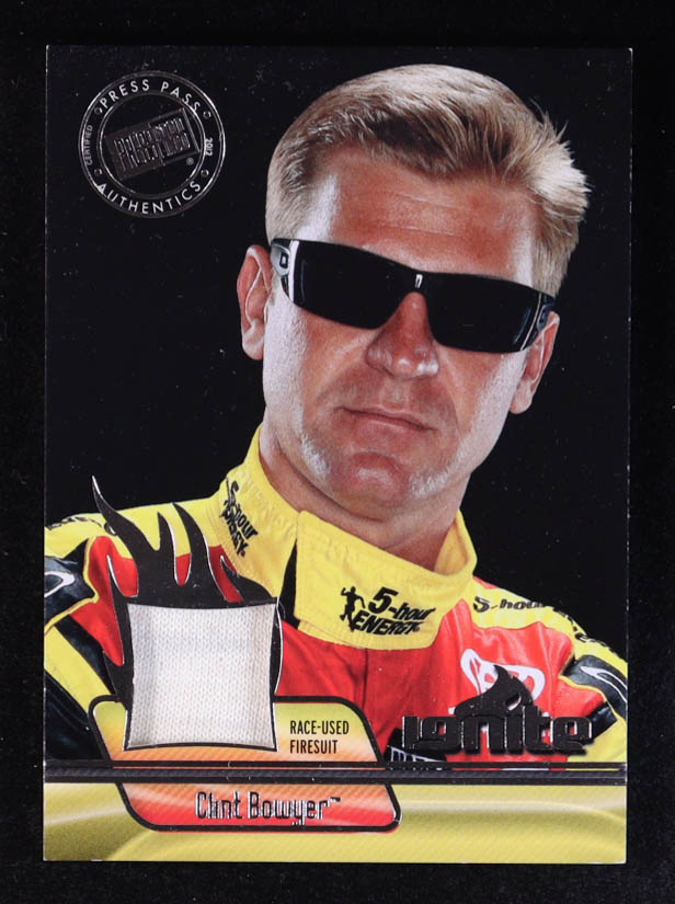 Clint Bowyer 2012 Press Pass Ignite Materials Silver #IMCB at PristineAuction.com Clint Bowyer 2012 Press Pass Ignite Materials Silver #IMCB at PristineAuction.com