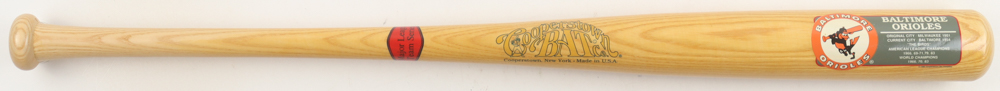 Baltimore Orioles Cooperstown Major League Team Series Commemorative Stat Baseball Bat at PristineAuction.com Baltimore Orioles Cooperstown Major League Team Series Commemorative Stat Baseball Bat at PristineAuction.com