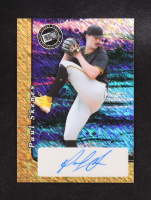 Paul Skenes 2024 Leaf Collective '00 Press Pass Autographs Shimmer Gold #20APS1 RC #1/1 at PristineAuction.com