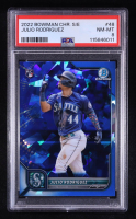 Julio Rodriguez 2022 Bowman Chrome Sapphire #48 RC (PSA 8) at PristineAuction.com