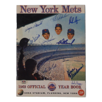 1969 Mets | 1969 Mets Official Yearbook Team-Signed by (10) with Nolan Ryan, Dave Boswell, Don Cardwell (PSA) at PristineAuction.com