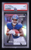 Malik Nabers 2024 Panini Prizm Prizm Flashback Rookie Prizms Silver #5 RC (PSA 9) at PristineAuction.com