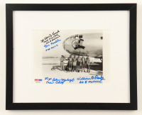 WWII B-29 Full House Crew Signed 5x7 Photograph (PSA) x4 Atomic Bomb Mission Crew at PristineAuction.com