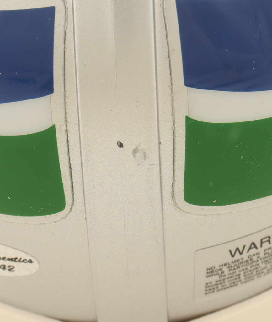 Steve Largent Signed Seahawks Throwback Mini Helmet Inscribed "HOF '95" (Leaf) at PristineAuction.com Steve Largent Signed Seahawks Throwback Mini Helmet Inscribed "HOF '95" (Leaf) at PristineAuction.com