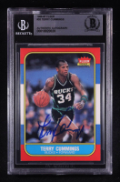 Terry Cummings Signed 1986-87 Fleer #20 RC (BGS) at PristineAuction.com