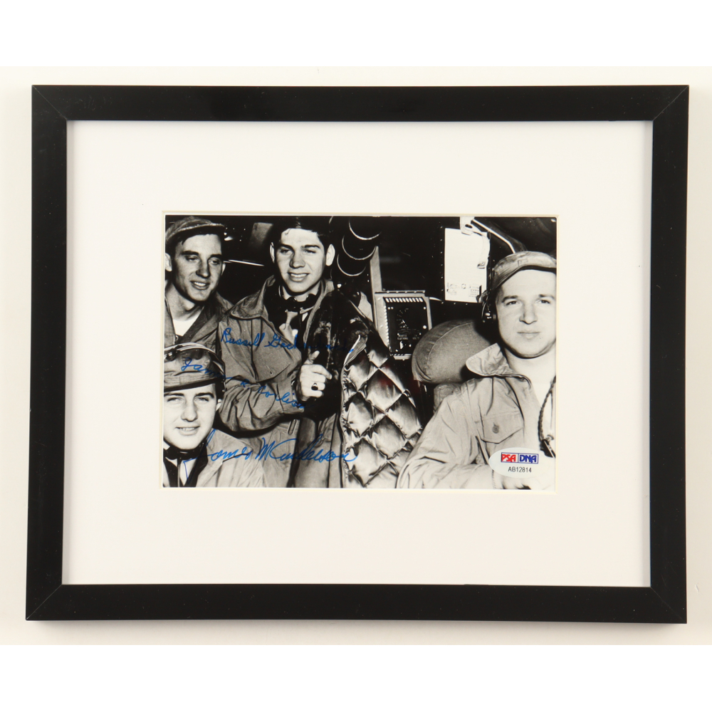 James Anderson, Russell Gackenbach, & James Corliss Signed WWII Big Stink C-12 Photo (PSA) at PristineAuction.com