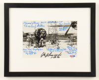 WWII B-29 Straight Flush Crew Signed 5x7 Photograph (PSA) x11 Atomic Bomb Mission Crew at PristineAuction.com