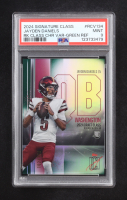 Jayden Daniels 2024 Signature Class Rookie Class Chrome Variation Green Refractor #RCV134 RC #102/150 (PSA 9) at PristineAuction.com