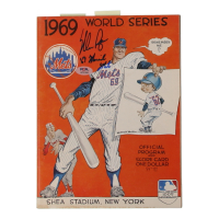 Nolan Ryan Signed 1969 World Series Shea Stadium Program Magazine Inscribed "'69 Miracle Mets" (PSA) at PristineAuction.com