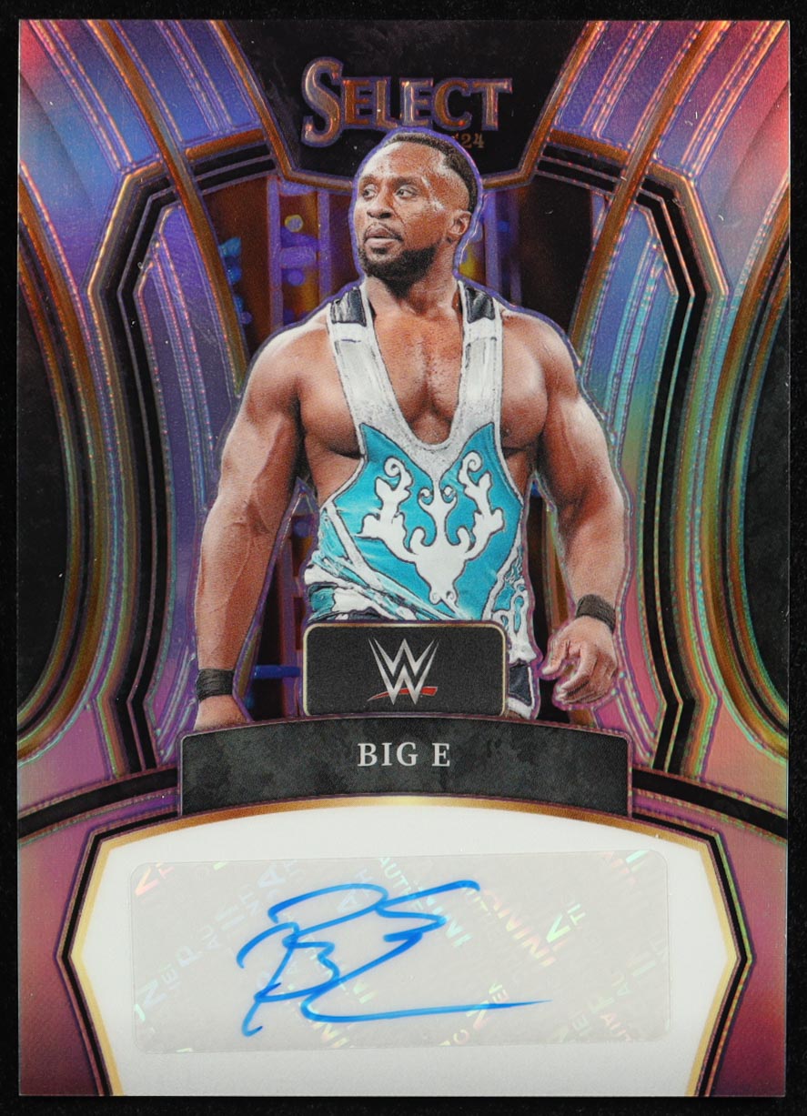 Big E 2024 Select WWE Legendary Signatures Flash Prizms #LSBGE at PristineAuction.com Big E 2024 Select WWE Legendary Signatures Flash Prizms #LSBGE at PristineAuction.com