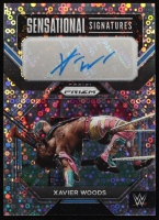 Xavier Woods 2023 Panini Prizm WWE Sensational Signatures Disco #SNXWD at PristineAuction.com