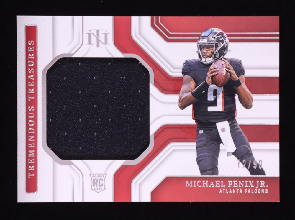 Michael Penix Jr. 2024 Panini National Treasures Tremendous Treasures #6 RC #72/99