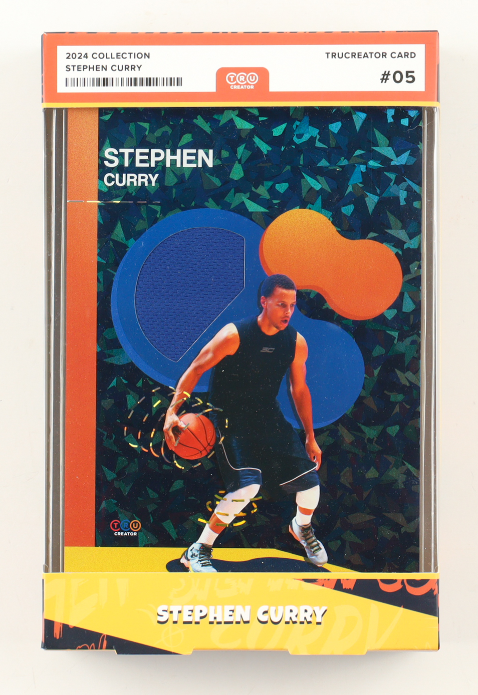 Stephen Curry 2024 TruSport Jumbo Trucreator Cracked Ice #05 #JC-SC JSY at PristineAuction.com Stephen Curry 2024 TruSport Jumbo Trucreator Cracked Ice #05 #JC-SC JSY at PristineAuction.com