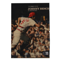 Johnny Bench Signed Reds 8x10 Photo (Beckett) at PristineAuction.com
