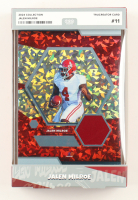 Jalen Milroe 2024 TruSport Jumbo Trucreator Card Cracked Ice #11 #JC-JM JSY RC at PristineAuction.com