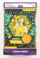 Cameron Brink 2024 TruSport Jumbo Trucreator Cracked Ice #21 #JC-CB JSY at PristineAuction.com