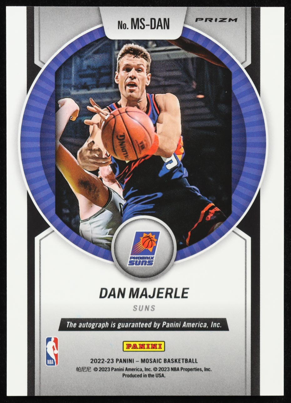 Dan Majerle 2022-23 Panini Mosaic Scripts #32 at PristineAuction.com Dan Majerle 2022-23 Panini Mosaic Scripts #32 at PristineAuction.com