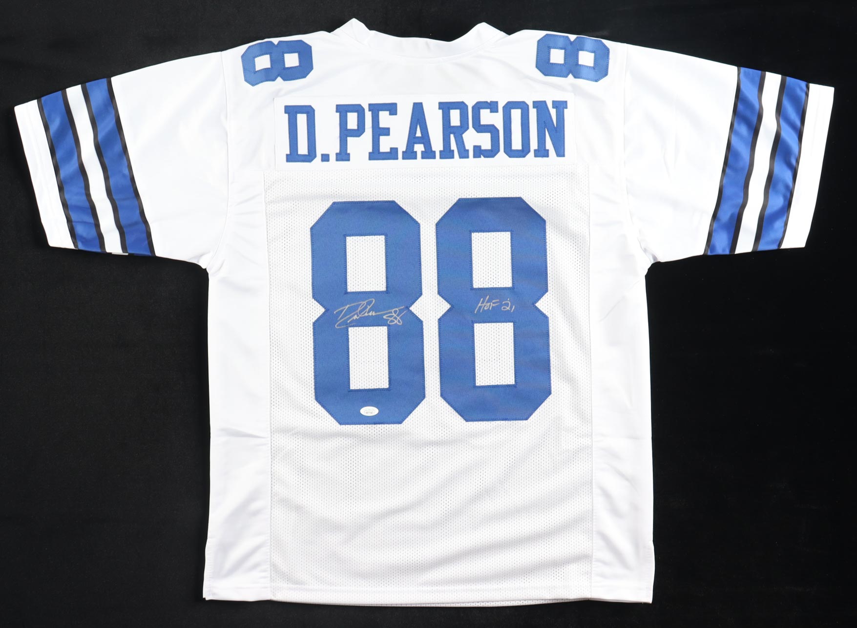 Drew Pearson Signed Jersey Inscribed "HOF 21" (JSA) at PristineAuction.com Drew Pearson Signed Jersey Inscribed "HOF 21" (JSA) at PristineAuction.com