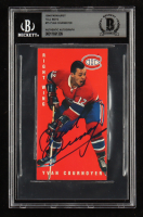 Yvan Cournoyer Signed 1994 Parkhurst Tall Boys #75 (BGS) at PristineAuction.com