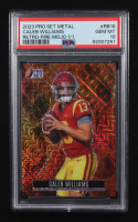 Caleb Williams 2023 Leaf Pro Set Metal Retro Mojo Fire #RB-18 #1/1 RC (PSA 10) at PristineAuction.com