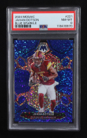 Jahan Dotson 2024 Panini Mosaic Blue Sparkle #221 #05/96 (PSA 8) at PristineAuction.com