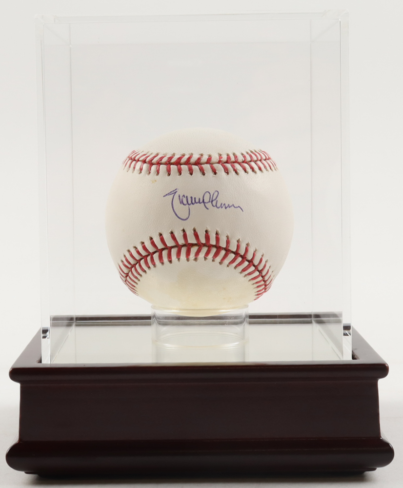 Randy Johnson Signed OML Baseball with Display Case (PSA) at PristineAuction.com Randy Johnson Signed OML Baseball with Display Case (PSA) at PristineAuction.com