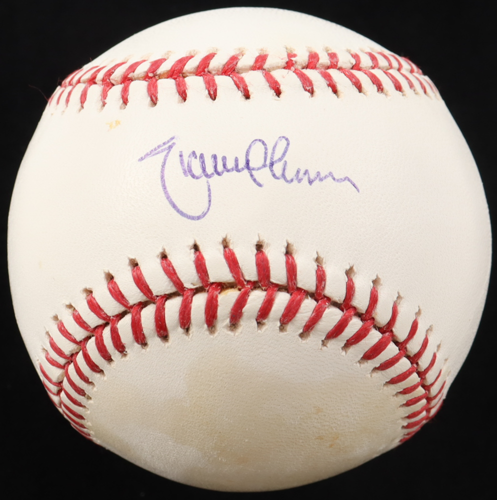 Randy Johnson Signed OML Baseball with Display Case (PSA) at PristineAuction.com Randy Johnson Signed OML Baseball with Display Case (PSA) at PristineAuction.com