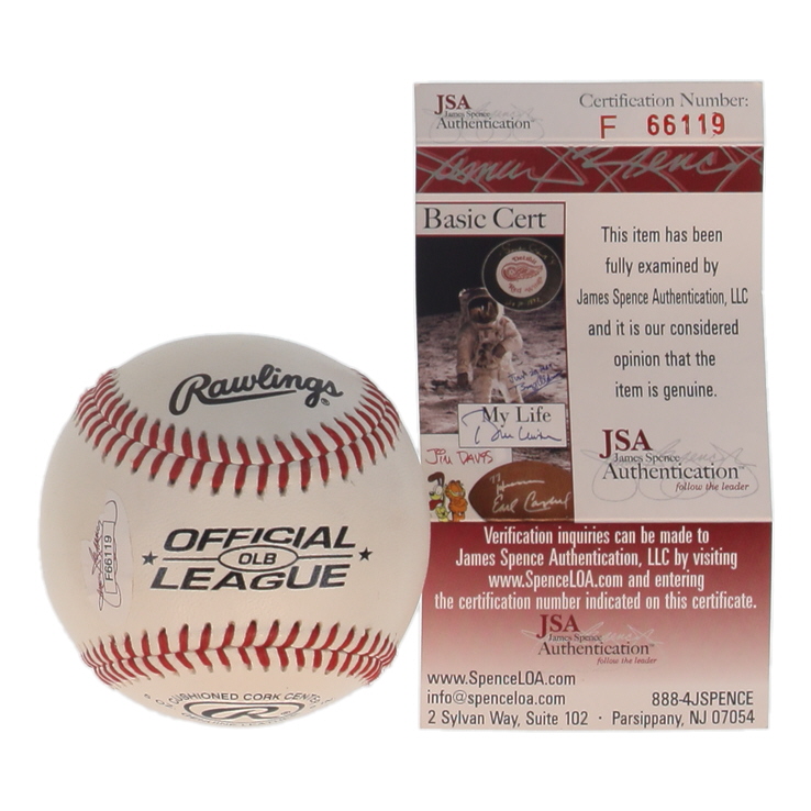 Hank Aaron Signed OL Baseball (JSA) at PristineAuction.com Hank Aaron Signed OL Baseball (JSA) at PristineAuction.com