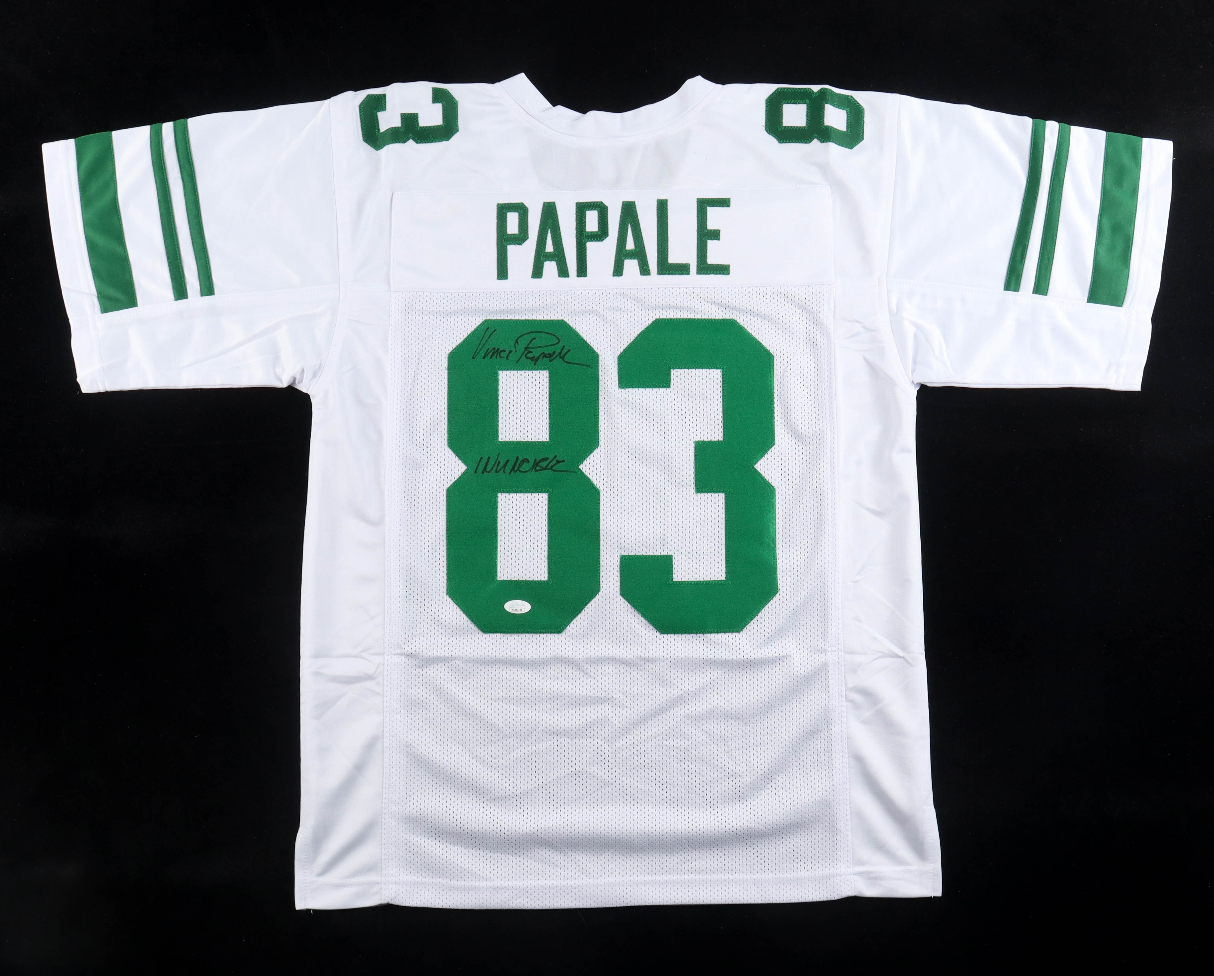 Vince Papale Signed Jersey Inscribed "Invincible" (JSA) at PristineAuction.com Vince Papale Signed Jersey Inscribed "Invincible" (JSA) at PristineAuction.com