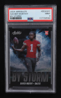 Xavier Worthy 2024 Absolute By Storm #8 RC (PSA 9) at PristineAuction.com