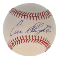Enos Slaughter Signed ONL Baseball (PSA) at PristineAuction.com