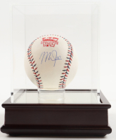 Mike Trout Signed 2014 All-Star Game Logo Baseball with Display Case (PSA) at PristineAuction.com