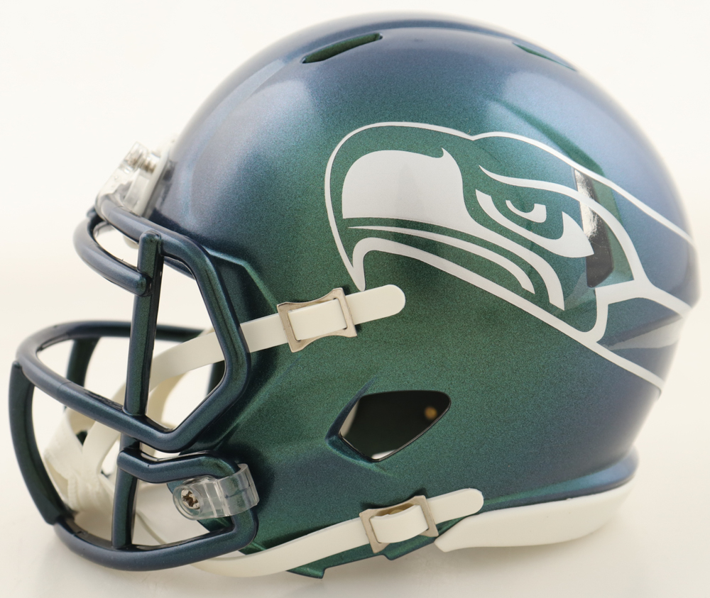 Brian Bosworth Signed Seahawks Rivalries Alternate Speed Mini Helmet (Beckett) at PristineAuction.com Brian Bosworth Signed Seahawks Rivalries Alternate Speed Mini Helmet (Beckett) at PristineAuction.com
