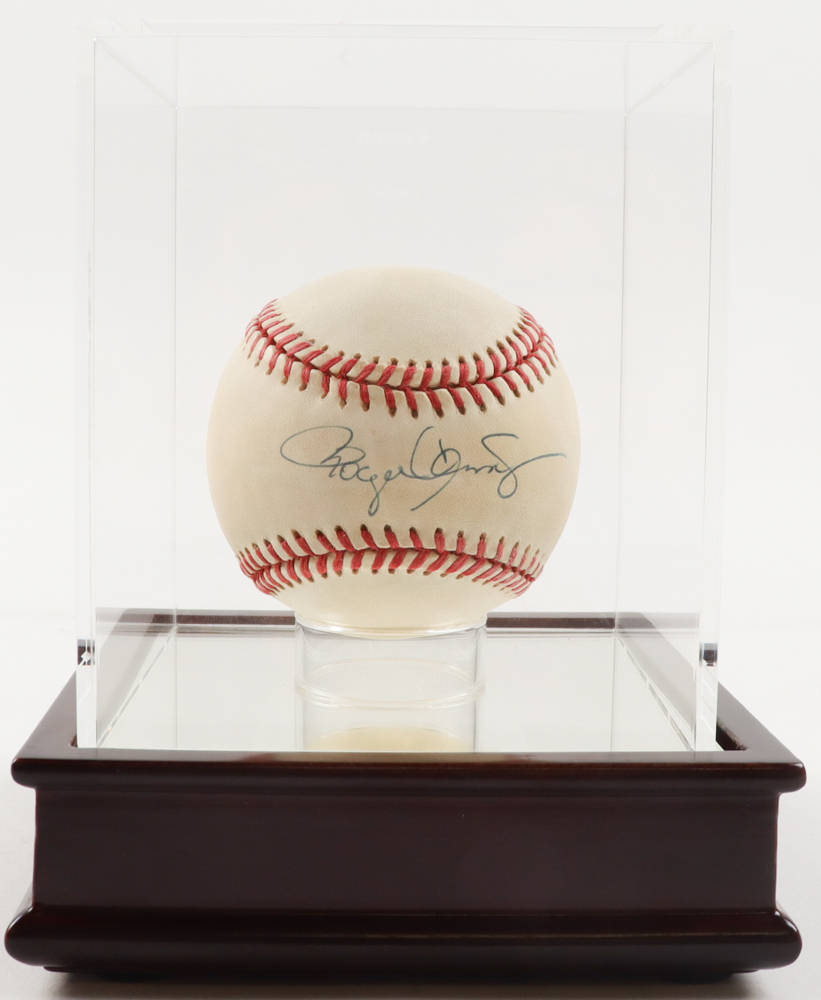 Roger Clemens Signed OAL Baseball With Display Case (UDA) at PristineAuction.com Roger Clemens Signed OAL Baseball With Display Case (UDA) at PristineAuction.com