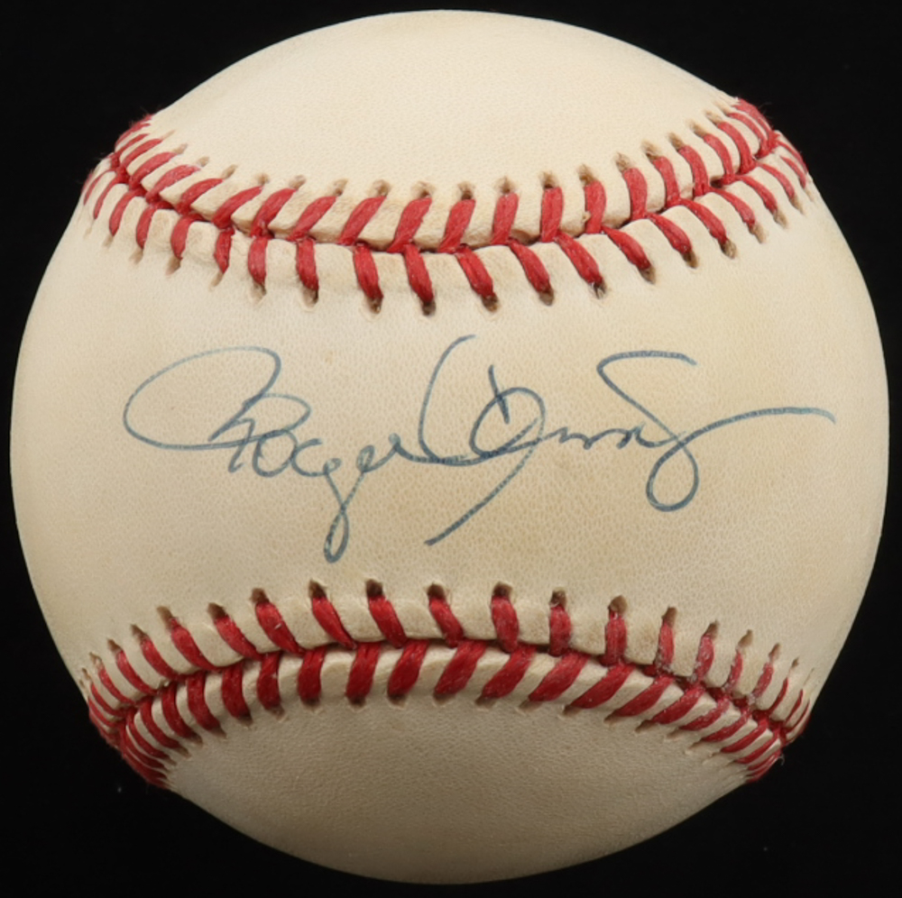 Roger Clemens Signed OAL Baseball With Display Case (UDA) at PristineAuction.com Roger Clemens Signed OAL Baseball With Display Case (UDA) at PristineAuction.com