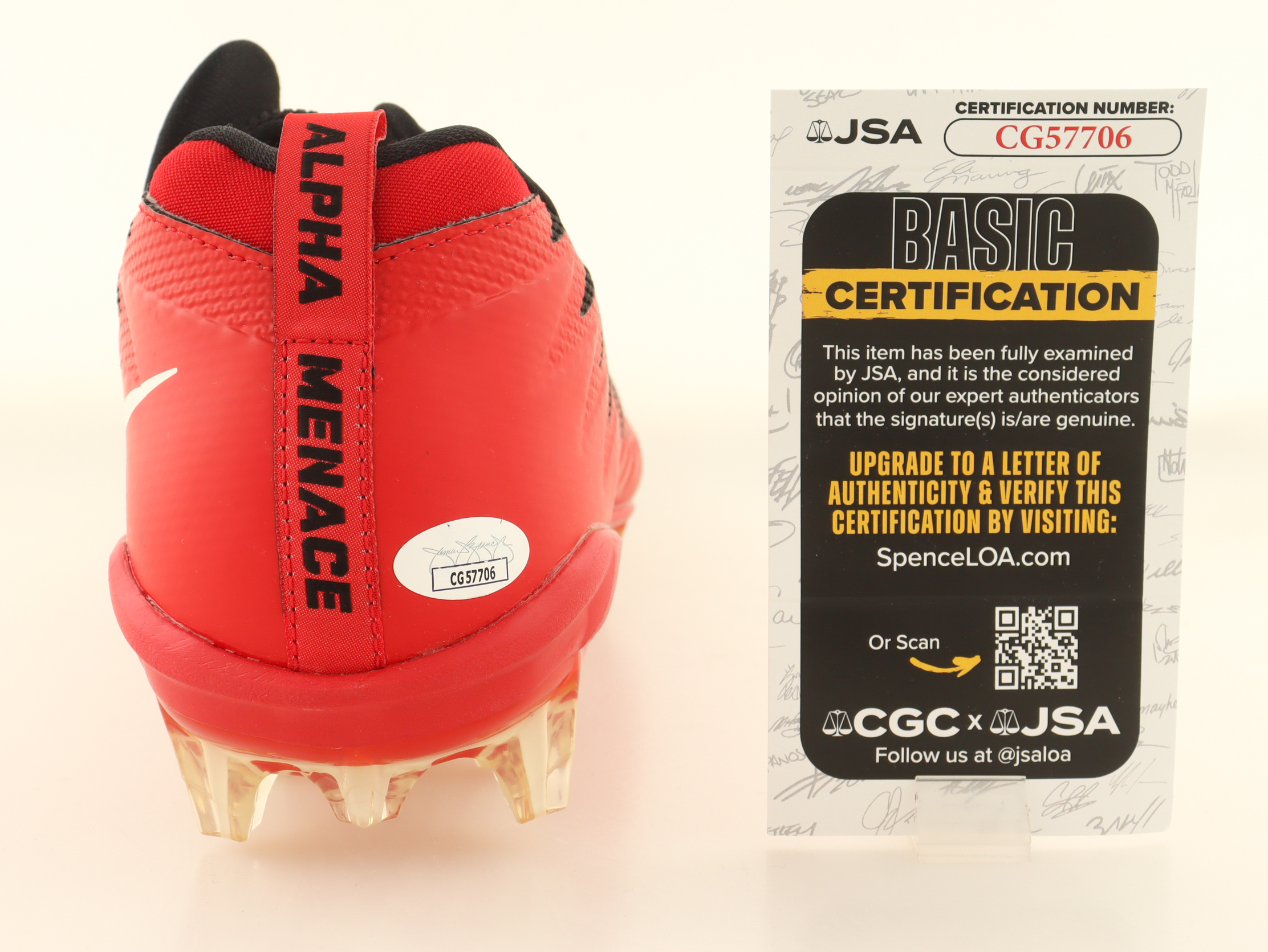 Matt Prater Signed Nike Cleat (JSA) at PristineAuction.com Matt Prater Signed Nike Cleat (JSA) at PristineAuction.com