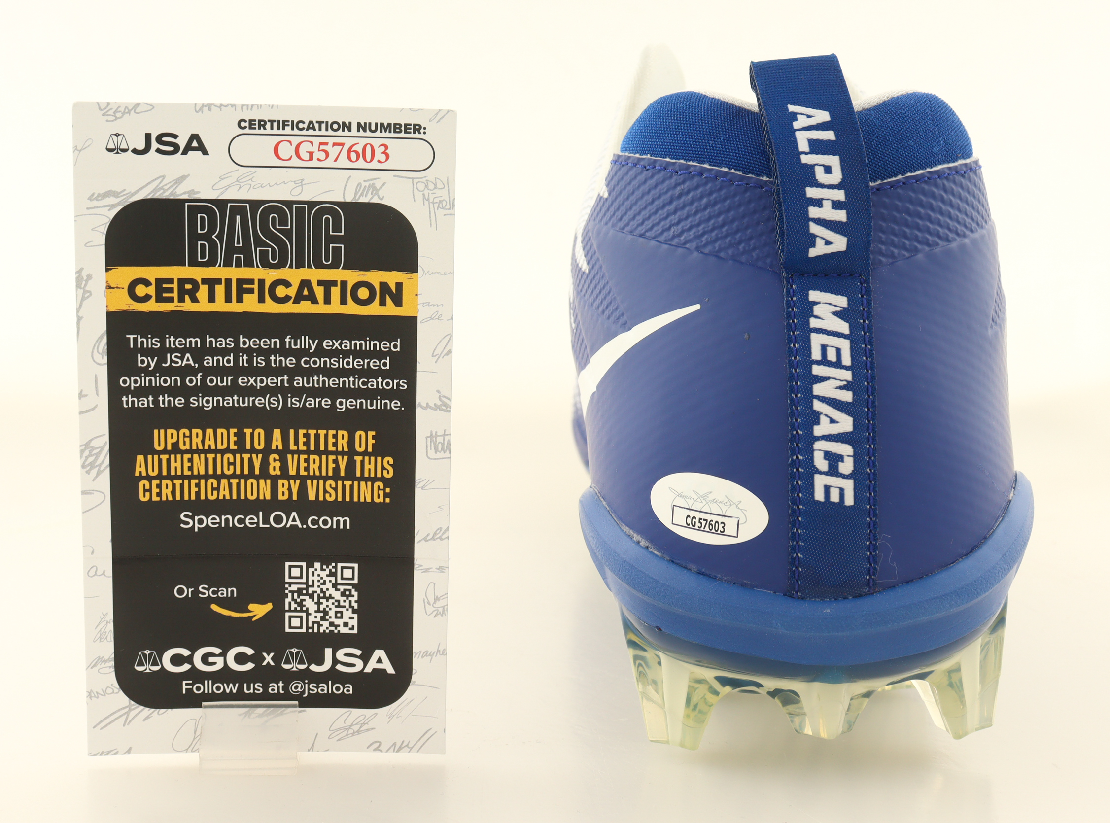 Joey Bosa Signed Nike Cleat (JSA) at PristineAuction.com Joey Bosa Signed Nike Cleat (JSA) at PristineAuction.com