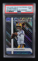 Jayden Daniels 2024 Leaf Collective Promo Pro Set Shimmer Light Blue #PSB3 RC (PSA 9) at PristineAuction.com