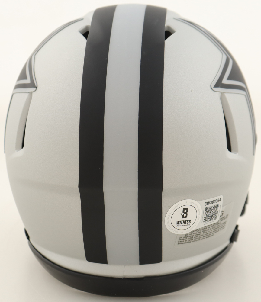 Tony Dorsett Signed Cowboys Rave Alternate Speed Mini Helmet Inscribed "HOF 94" (Beckett) at PristineAuction.com Tony Dorsett Signed Cowboys Rave Alternate Speed Mini Helmet Inscribed "HOF 94" (Beckett) at PristineAuction.com