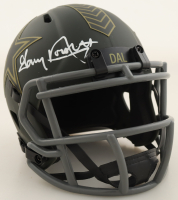 Tony Dorsett Signed Cowboys Salute to Service Alternate Speed Mini Helmet (Beckett) at PristineAuction.com