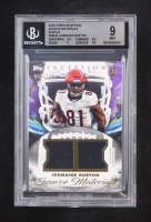 Jermaine Burton 2024 Topps Inception Source Materials Purple Memorabilia #SM-JB RC #066/125 (BGS 9) at PristineAuction.com